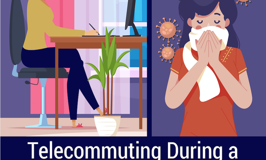 infographic sharing telecommuting tips