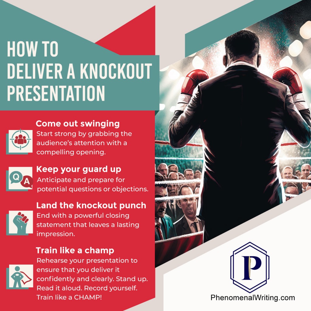 INFOGRAPHIC: How to Deliver a Knockout Presentation